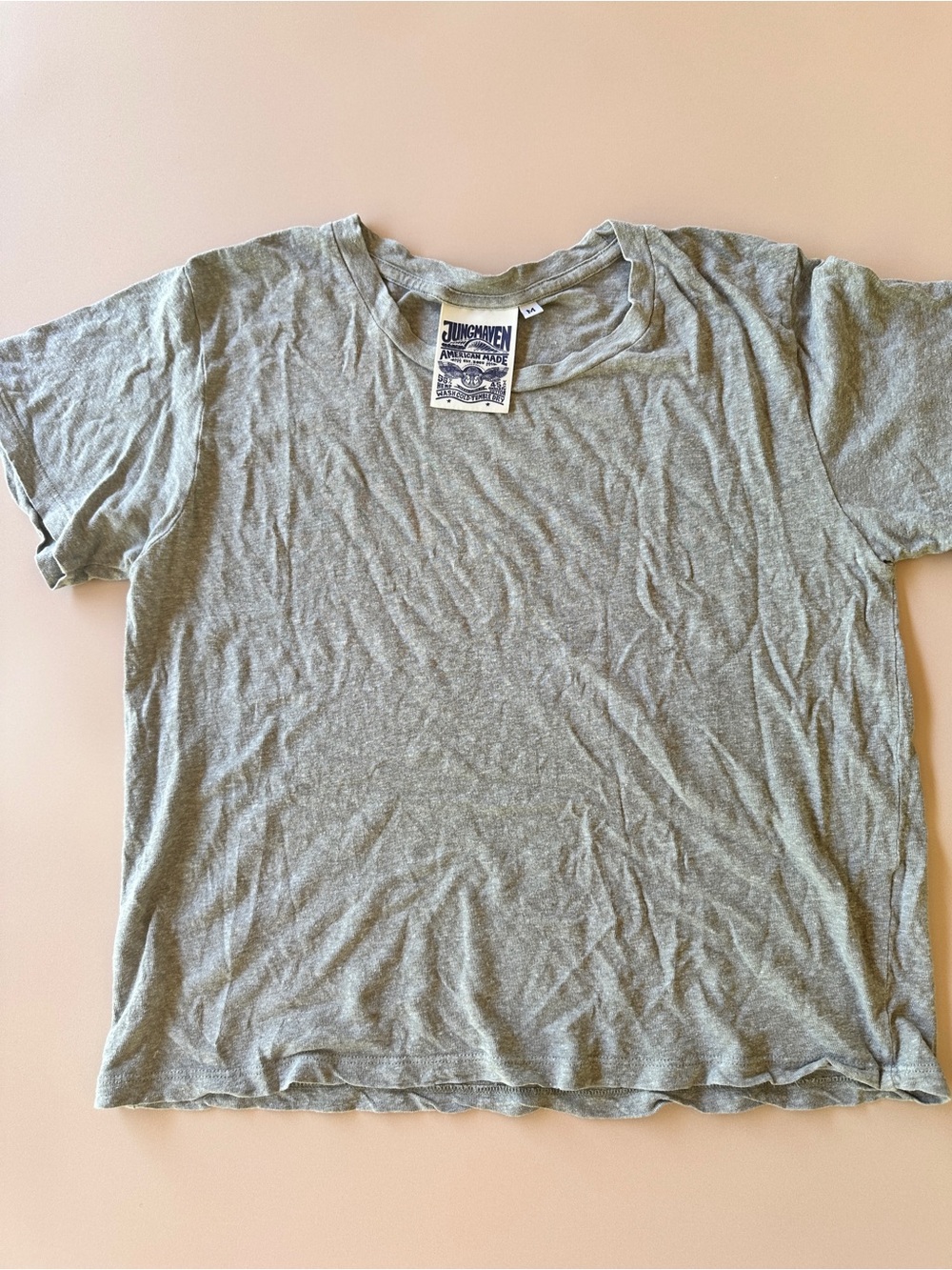 Jungmaven Heather Gray Short-Sleeve Tee